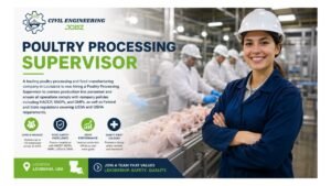 Poultry Processing Supervisor Jobs Louisiana USA 2026 