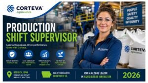 Production Shift Supervisor Jobs Iowa USA 2026 