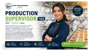 Production Supervisor F&B Jobs Kuwait 2026