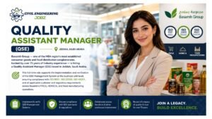 Quality Assistant Manager Jobs Jeddah Saudi Arabia 2026