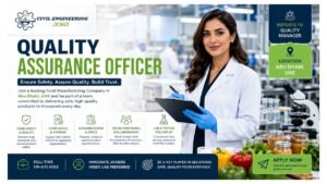 Quality Assurance Officer Jobs Abu Dhabi UAE 2026 