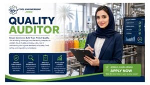Quality Auditor Jobs Jeddah Saudi Arabia 2026
