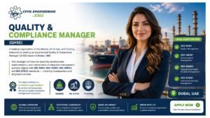Quality & Compliance Manager Jobs Dubai UAE 2026