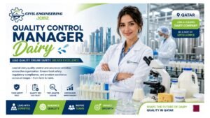 Quality Control Manager Dairy Jobs Qatar 2026