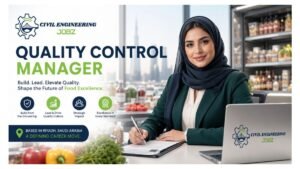 Quality Control Manager Jobs Riyadh 2026