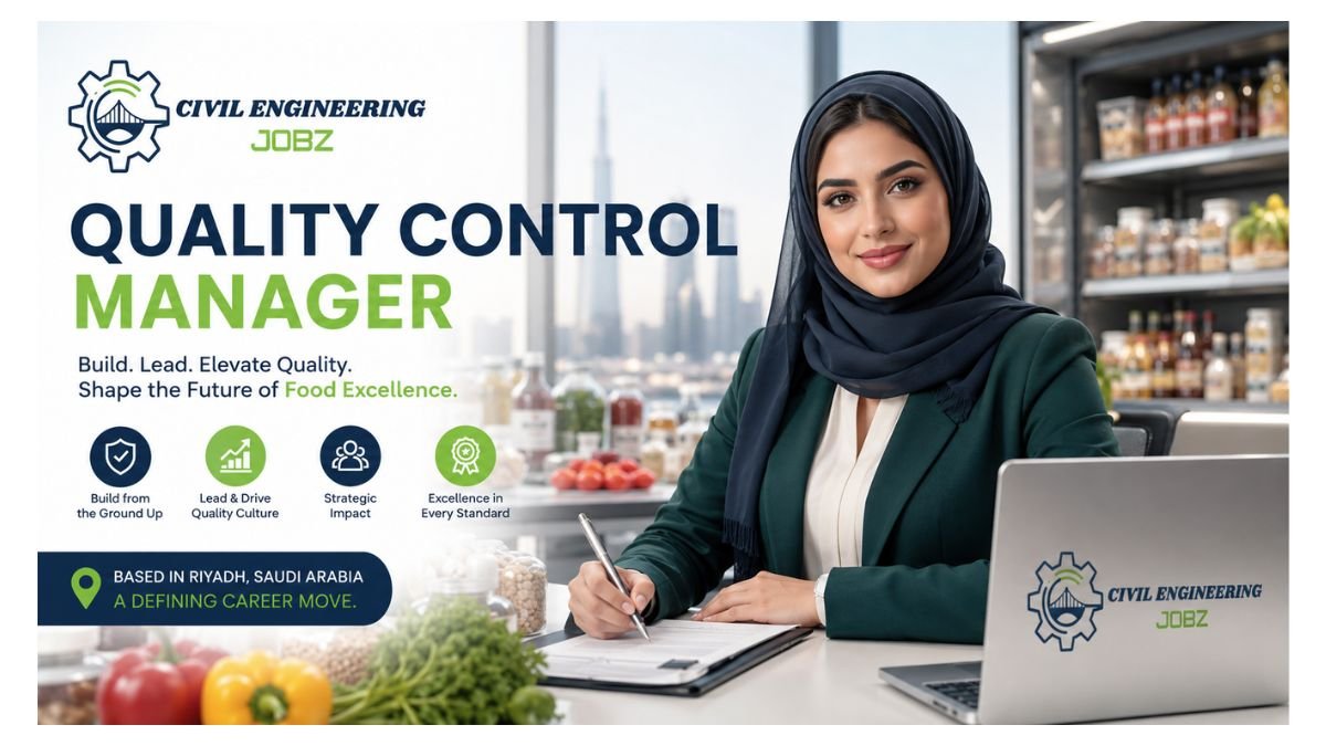 Quality Control Manager Jobs Riyadh 2026