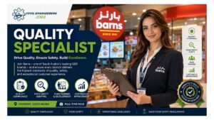 Quality Specialist Jobs Dammam Saudi Arabia 2026
