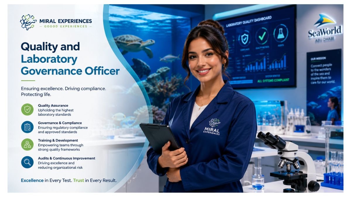 Quality and Laboratory Governance Officer Jobs Abu Dhabi 2026 