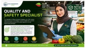 Quality and Safety Specialist Jobs Saudi Arabia 2026