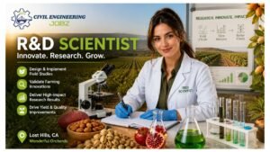 R&D Scientist Jobs Lost Hills California USA 2026 