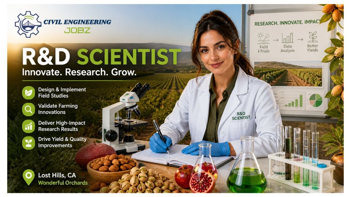 R&D Scientist Jobs Lost Hills California USA 2026 