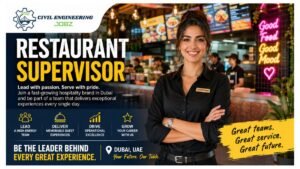 Restaurant Supervisor Jobs Dubai UAE 2026