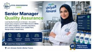 Senior Manager Quality Assurance Jobs Saudi Arabia 2026 