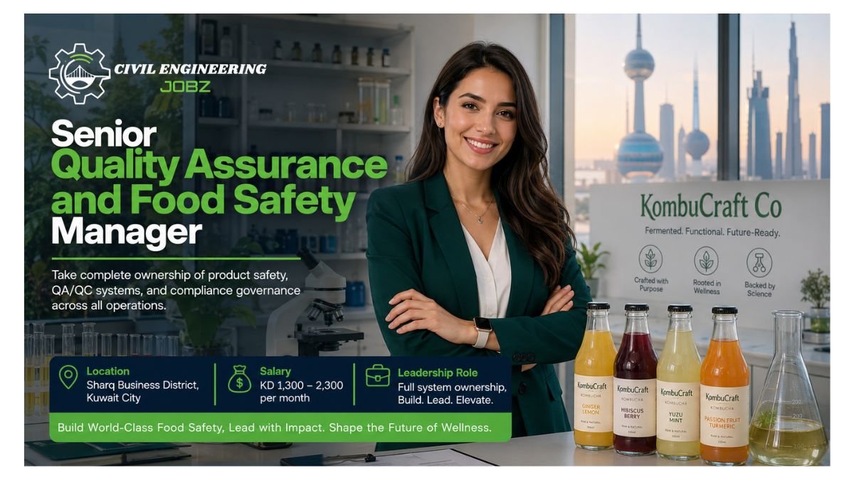 Senior Quality Assurance and Food Safety Manager Jobs Kuwait 2026