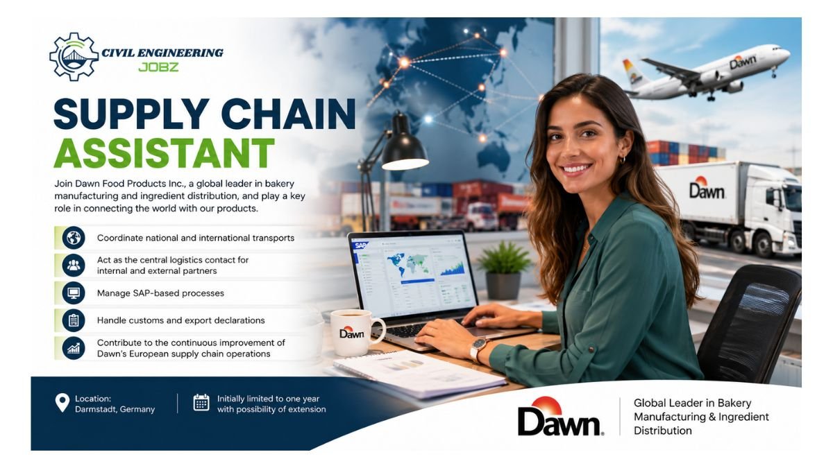 Supply Chain Assistant Jobs Darmstadt Germany 2026