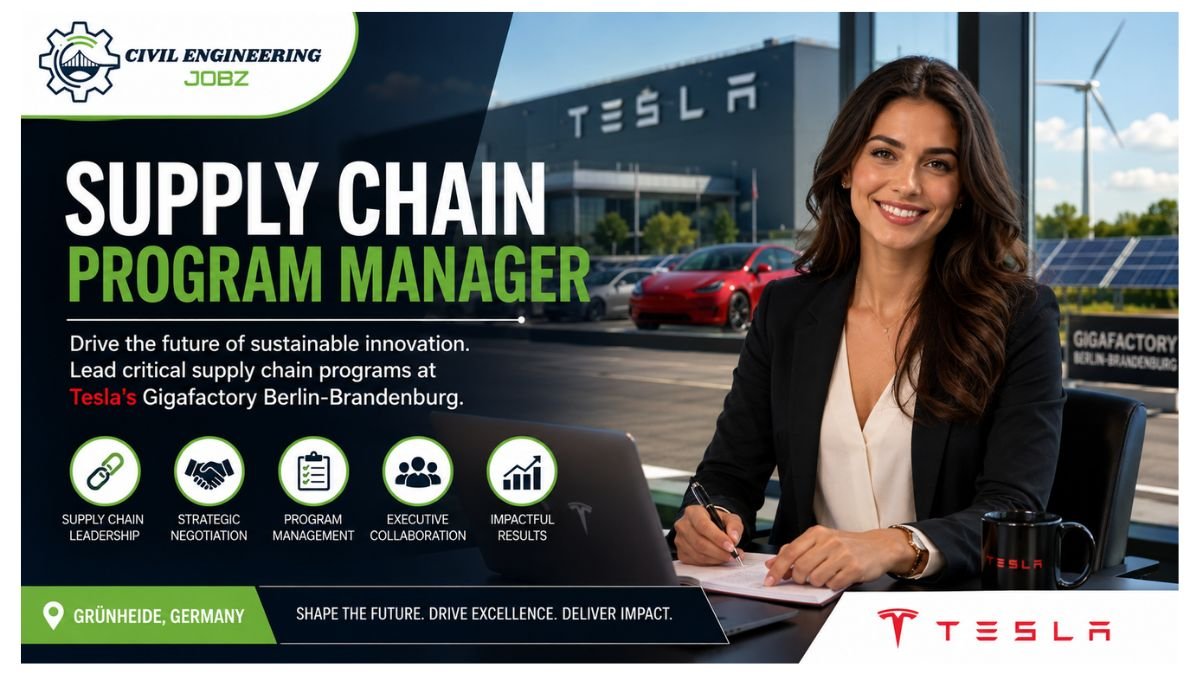 Supply Chain Program Manager Jobs Grünheide Germany 2026