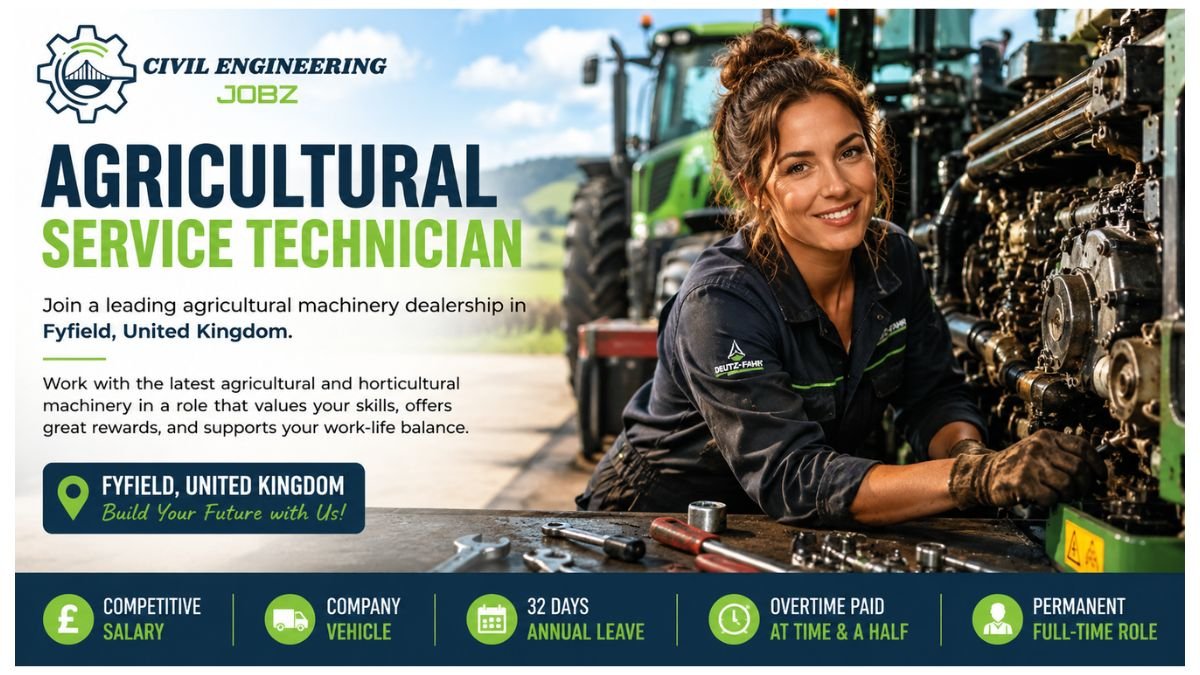 Agricultural Service Technician Jobs Fyfield UK 2026