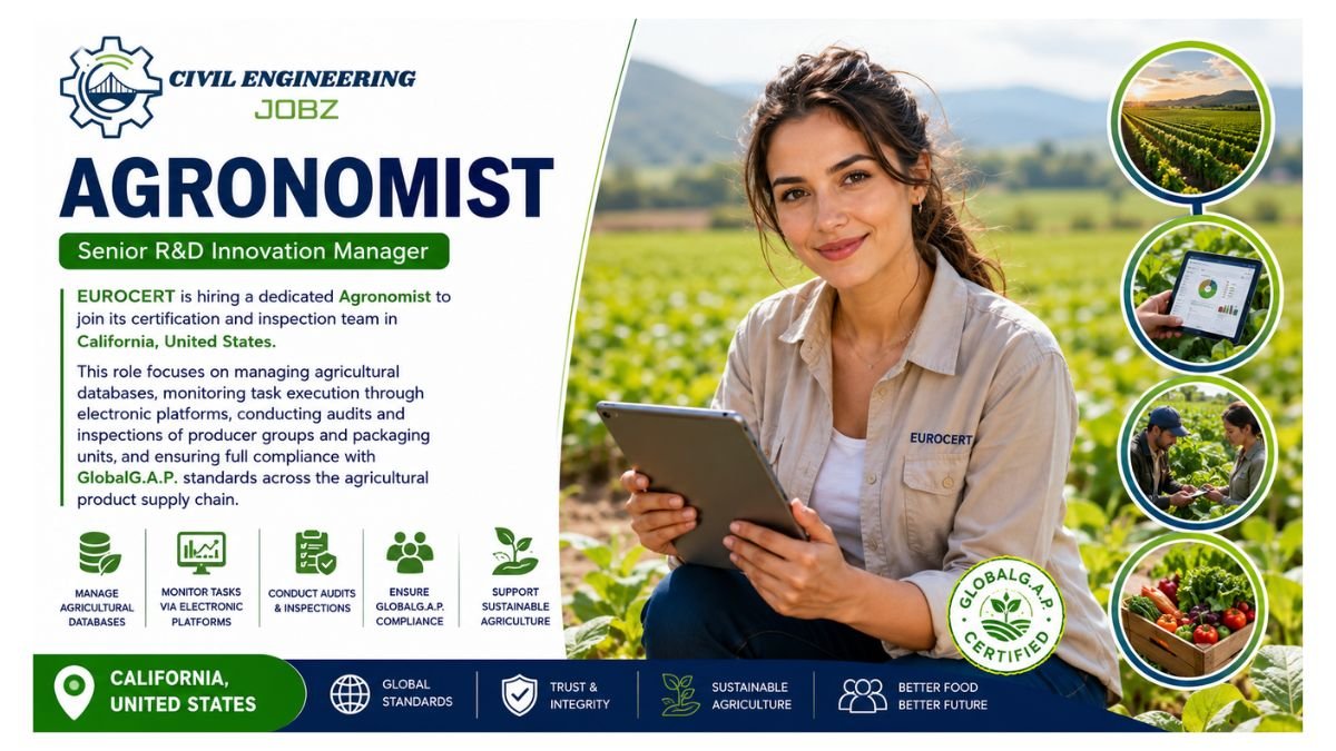 Agronomist Jobs California 2026 