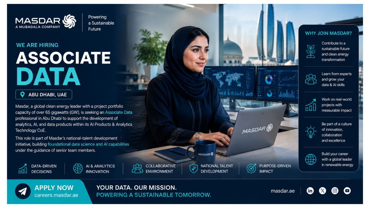 Associate Data Jobs Abu Dhabi UAE 2026 