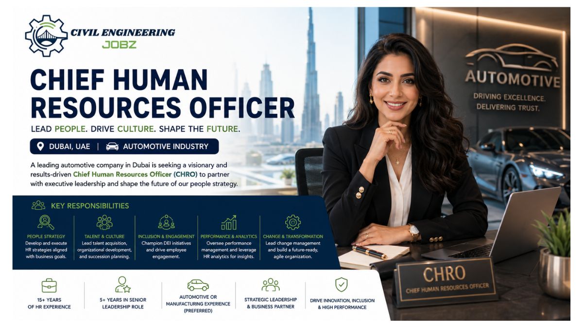 Chief Human Resources Officer Jobs Dubai UAE 2026