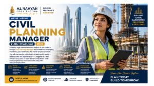Civil Planning Manager Jobs Abu Dhabi 2026