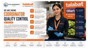 Coordinator Quality Control Jobs Dubai UAE 2026
