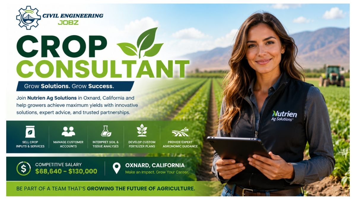 Crop Consultant Jobs Oxnard California USA 2026