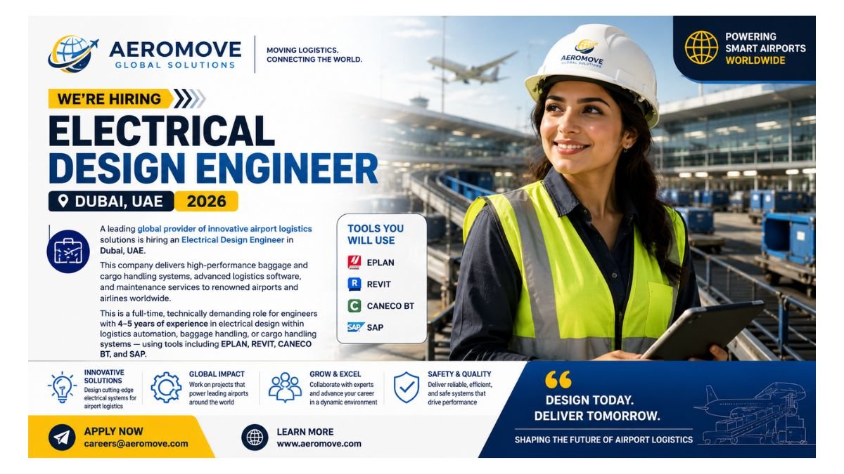 Electrical Design Engineer Jobs Dubai UAE 2026 