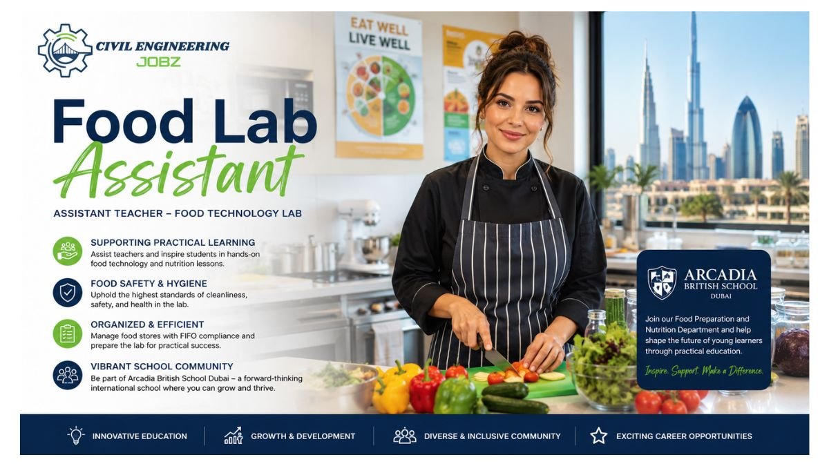Food Lab Assistant Jobs Dubai UAE 2026 