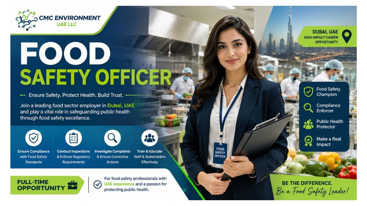Food Safety Officer Jobs Dubai UAE 2026