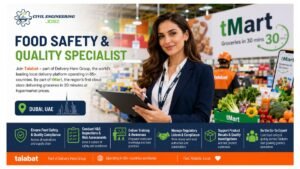 Food Safety & Quality Specialist Jobs Dubai UAE 2026