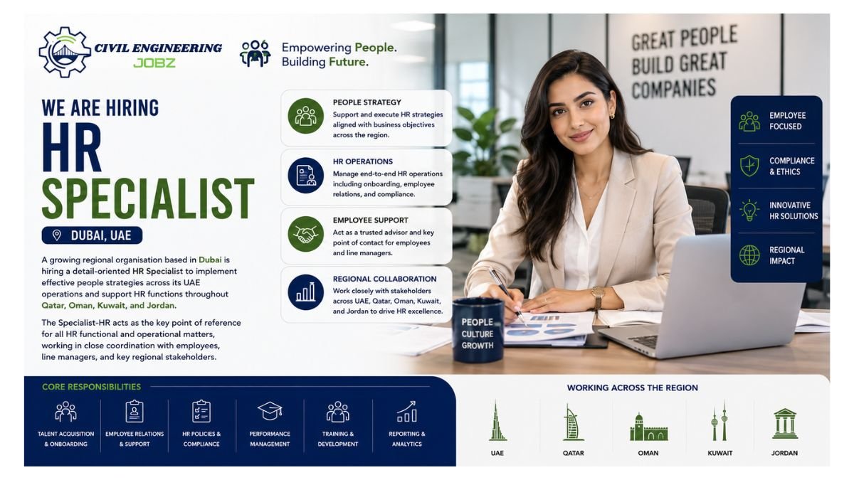 HR Specialist Jobs Dubai 2026