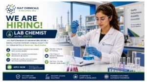 Lab Chemist Jobs Dammam Saudi Arabia 2026