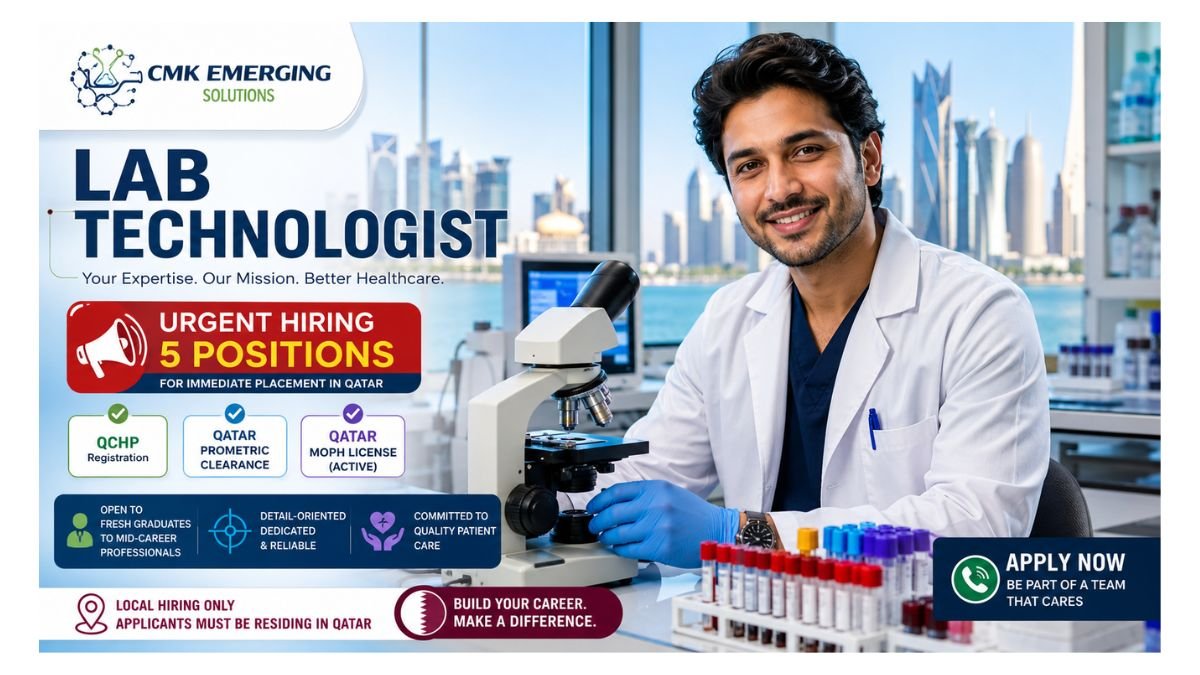 Lab Technologist Jobs Qatar 2026 