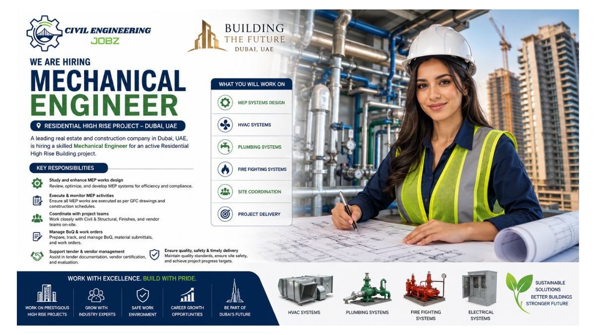Mechanical Engineer Jobs Dubai UAE 2026 
