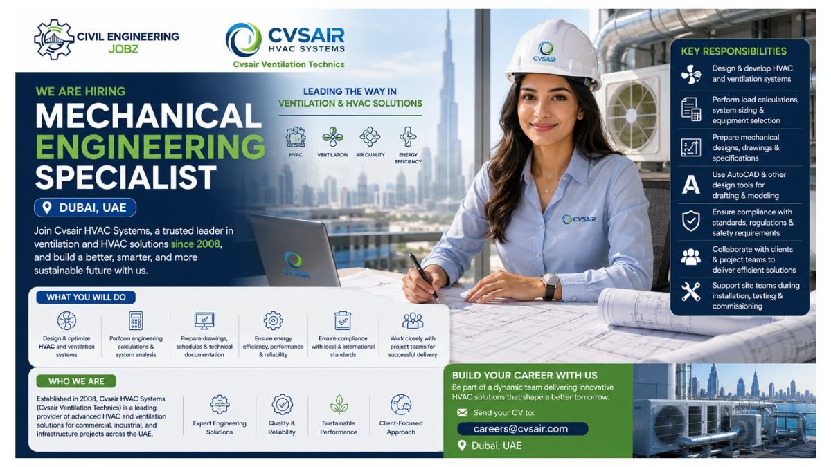 Mechanical Engineering Specialist Jobs Dubai 2026 