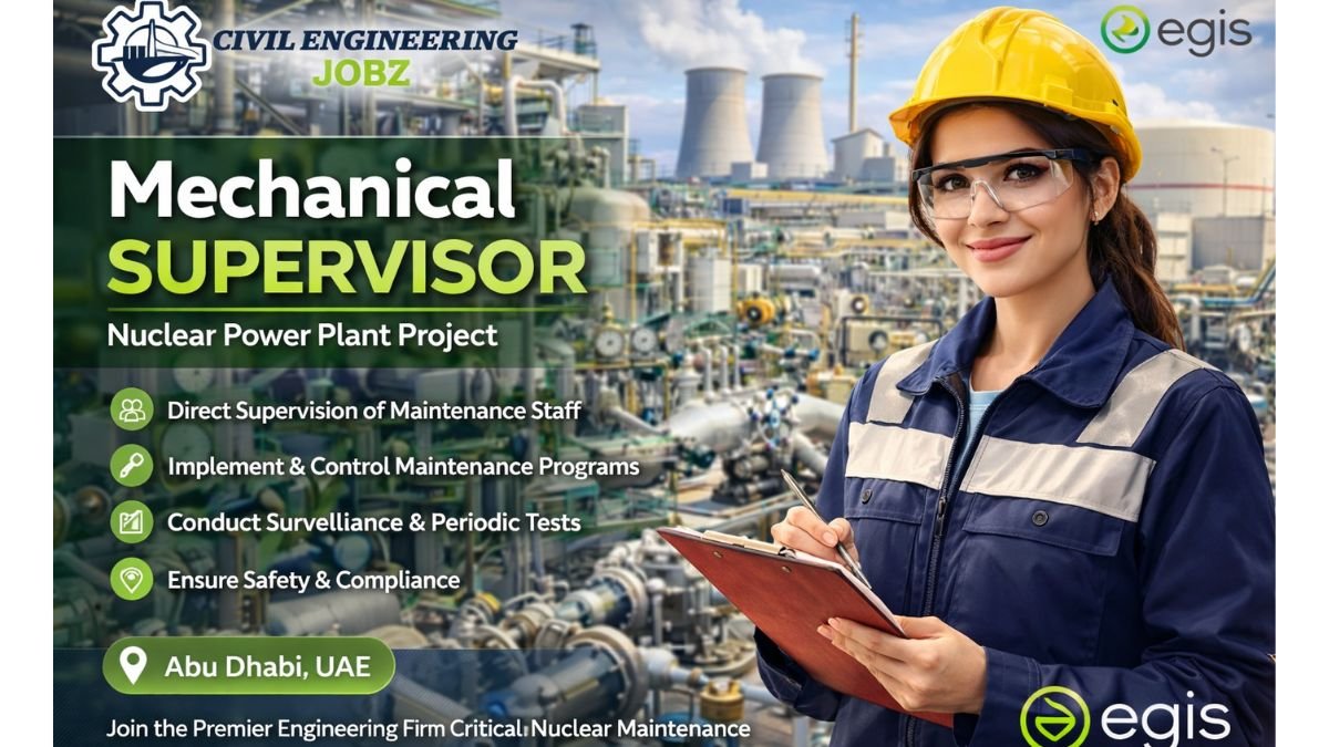 Mechanical Supervisor Jobs Abu Dhabi UAE 2026 