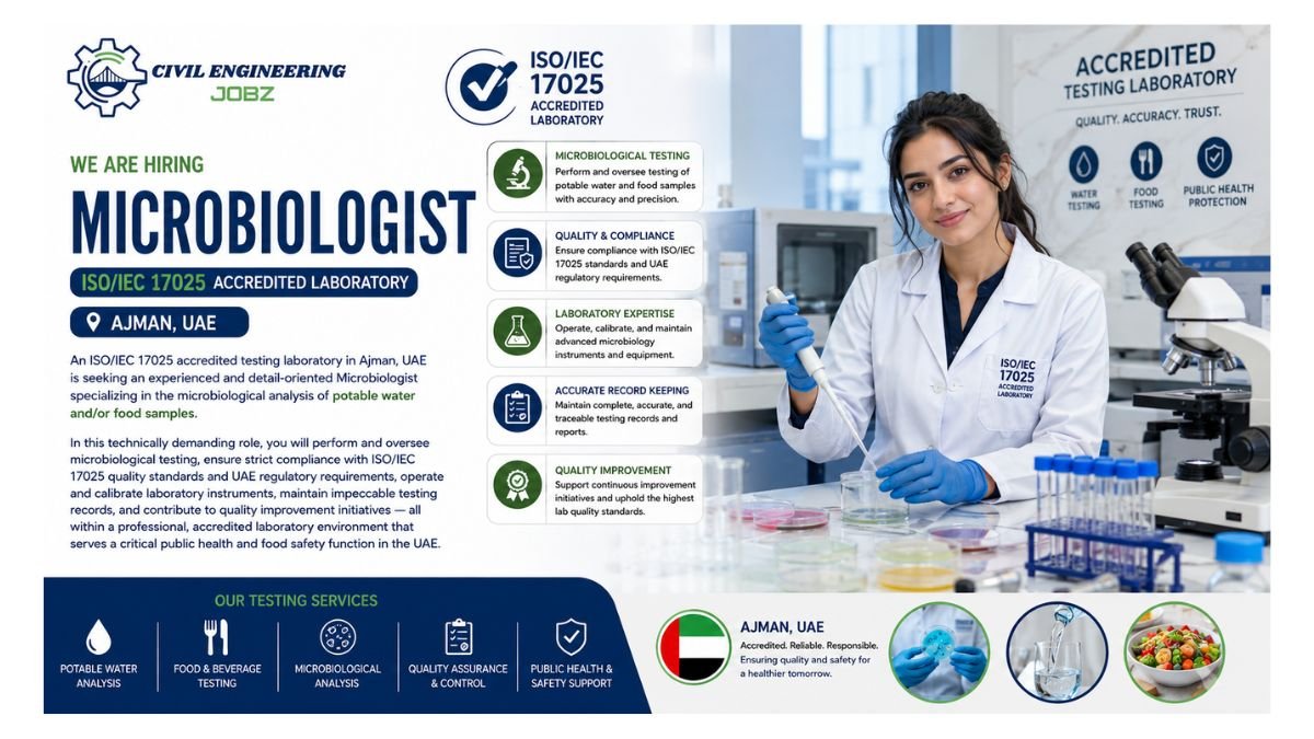 Microbiologist Jobs Ajman UAE 2026 