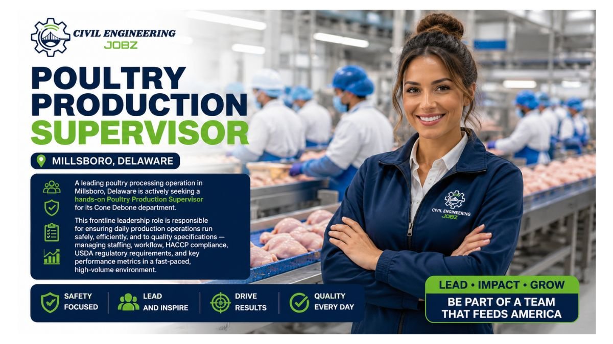 Poultry Production Supervisor Jobs Delaware 2026 