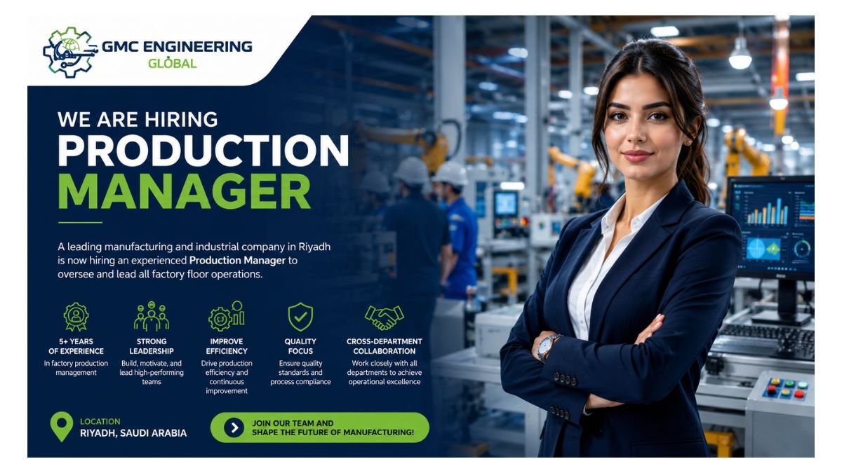 Production Manager Jobs Riyadh 2026