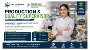 Production & Quality Supervisor Jobs Sharjah UAE 2026