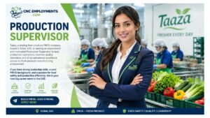 Production Supervisor Jobs Dubai UAE 2026 