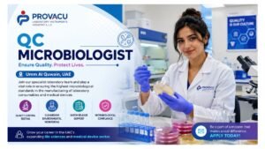 QC Microbiologist Jobs Umm Al Quwain UAE 2026 