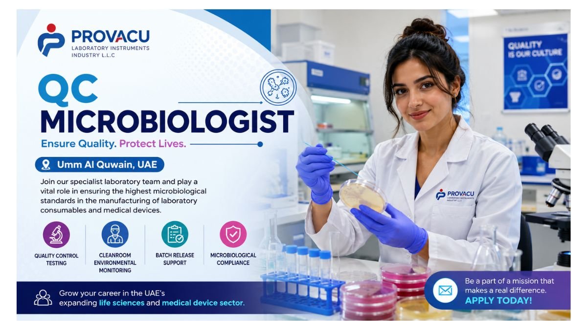 QC Microbiologist Jobs Umm Al Quwain UAE 2026 