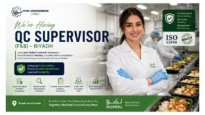 QC Supervisor Jobs Riyadh Saudi Arabia 2026