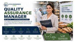 Quality Assurance Manager Jobs Dubai 2026 