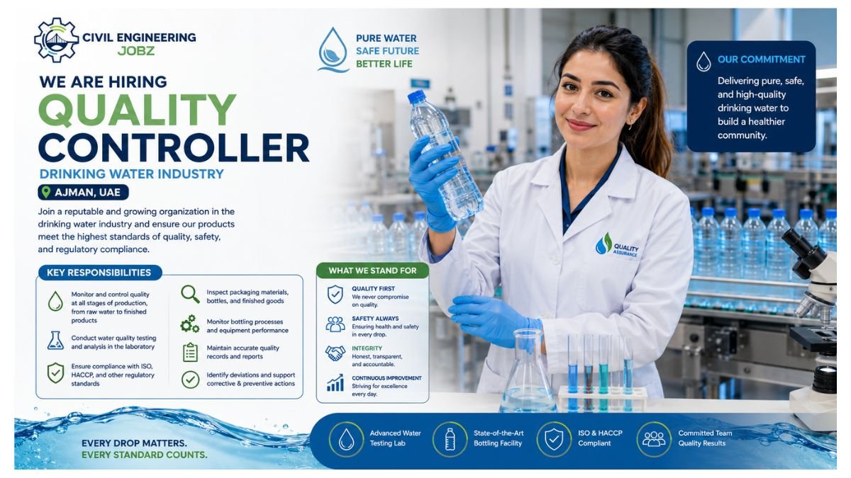 Quality Controller Jobs Ajman UAE 2026