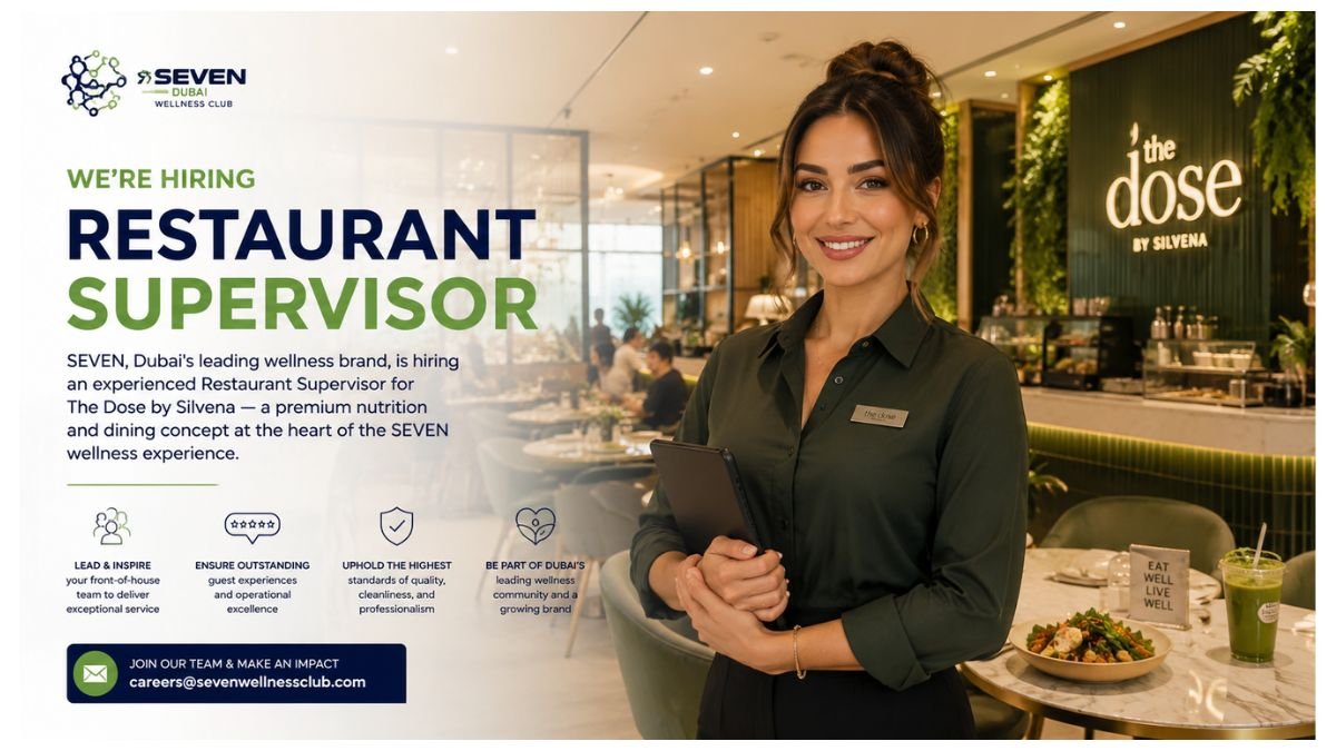Restaurant Supervisor Jobs Dubai UAE 2026