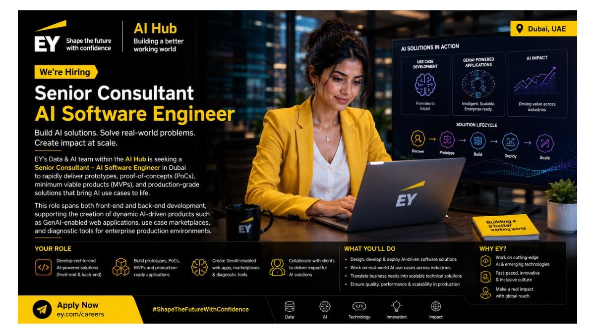 Senior Consultant AI Software Engineer Jobs Dubai UAE 2026 