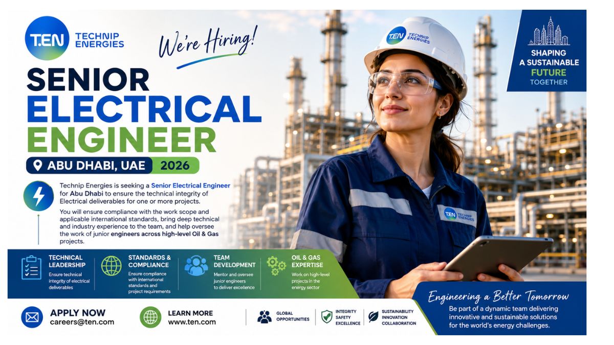 Senior Electrical Engineer Jobs Abu Dhabi 2026